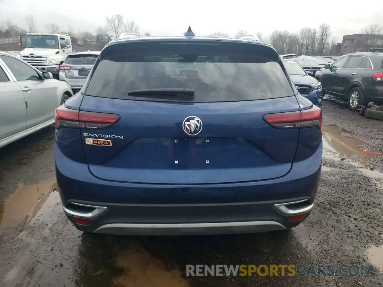6 Фотография поврежденного автомобиля LRBAZLR45ND164828 BUICK ENVISION 2022
