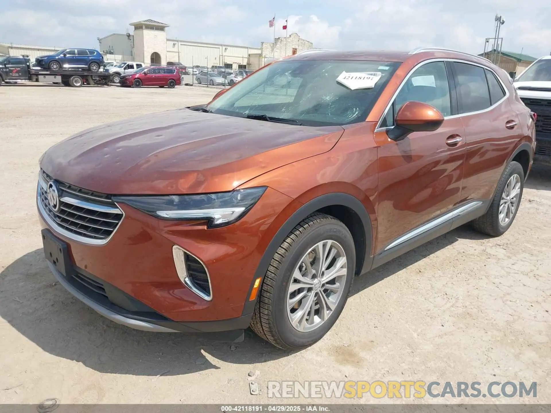 2 Фотография поврежденного автомобиля LRBAZLR46ND064723 BUICK ENVISION 2022