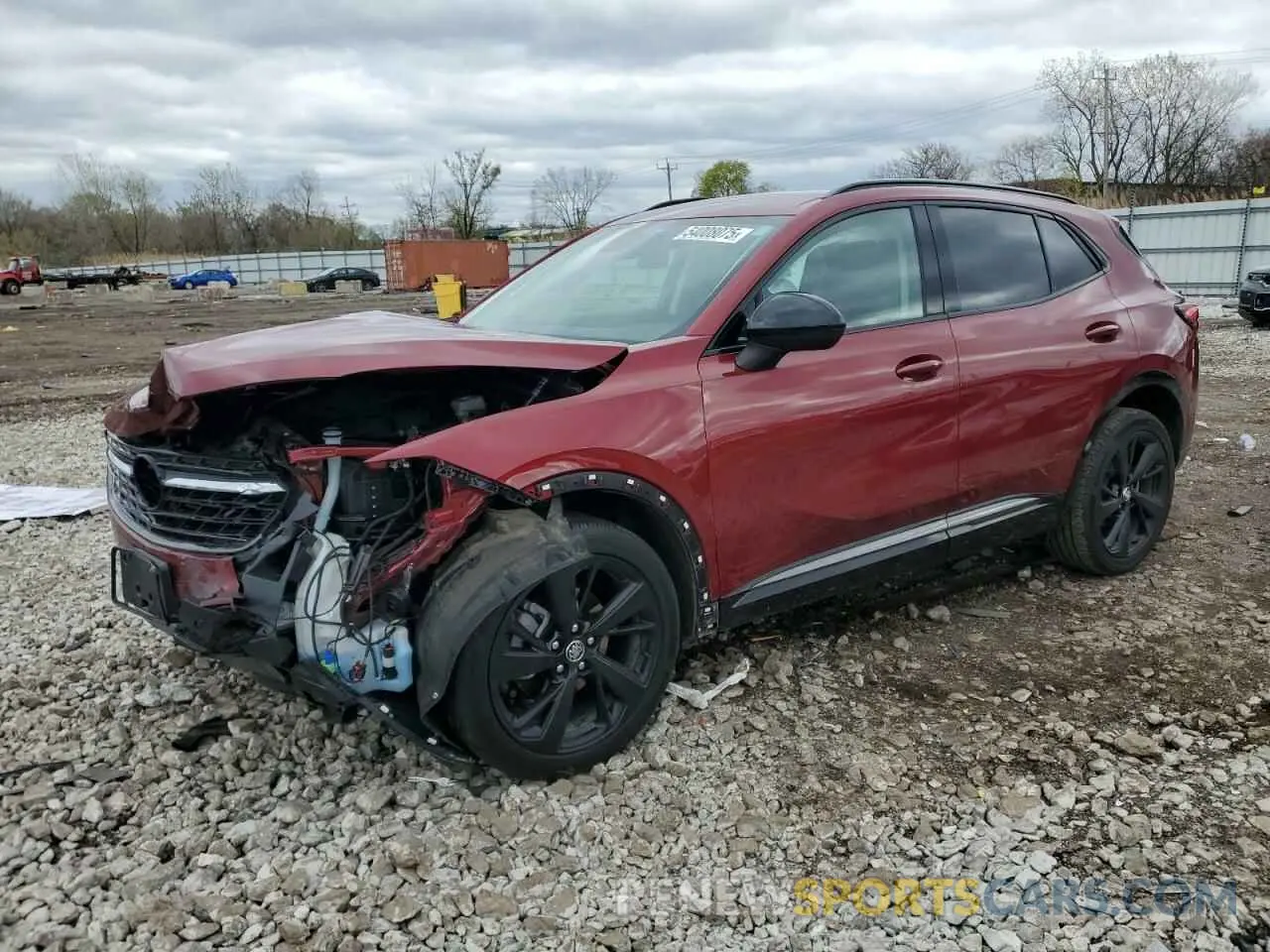 1 Photograph of a damaged car LRBAZLR46ND109658 BUICK ENVISION 2022