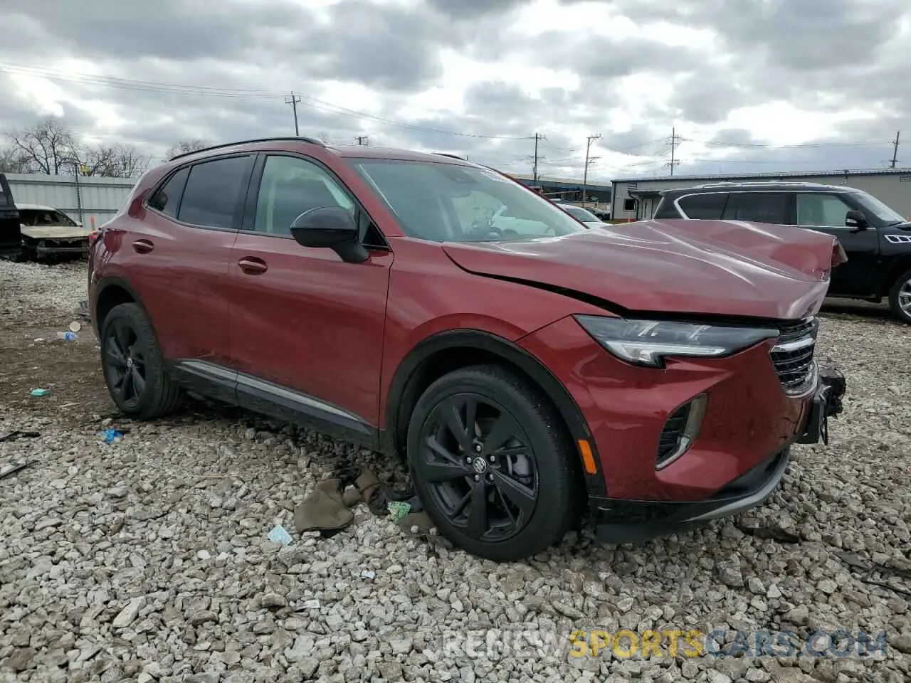 4 Photograph of a damaged car LRBAZLR46ND109658 BUICK ENVISION 2022