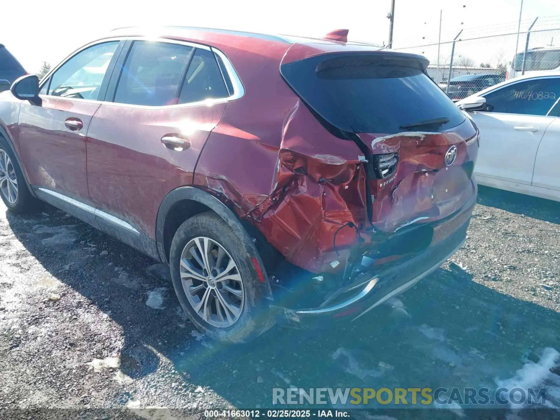 6 Фотография поврежденного автомобиля LRBAZLR47ND139896 BUICK ENVISION 2022