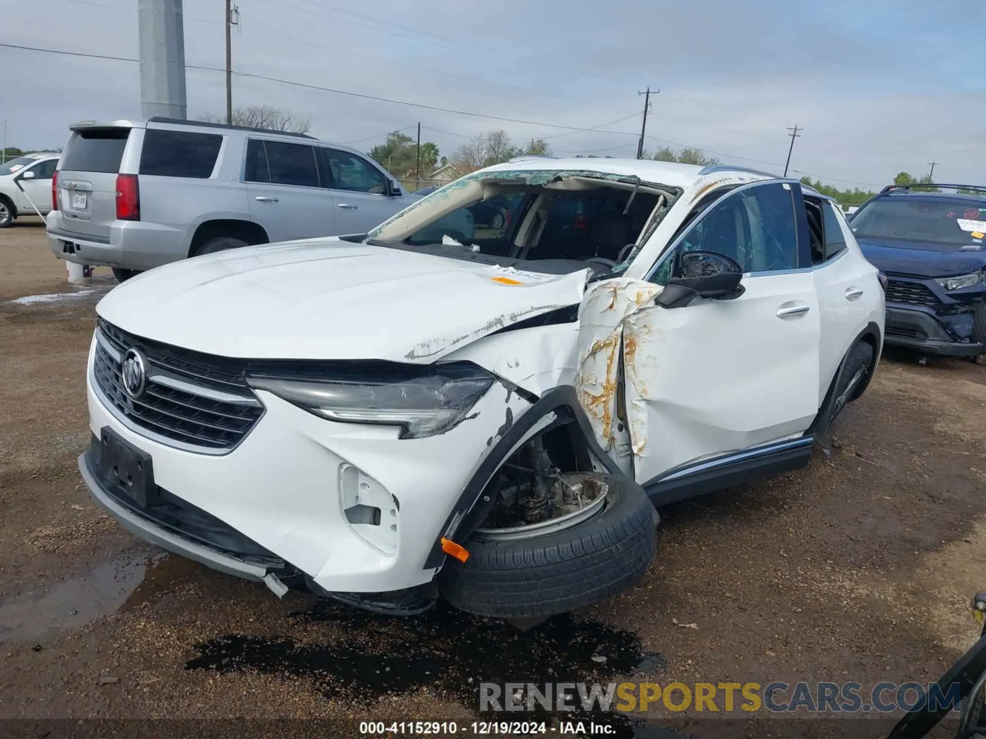 6 Фотография поврежденного автомобиля LRBAZLR4XND160760 BUICK ENVISION 2022