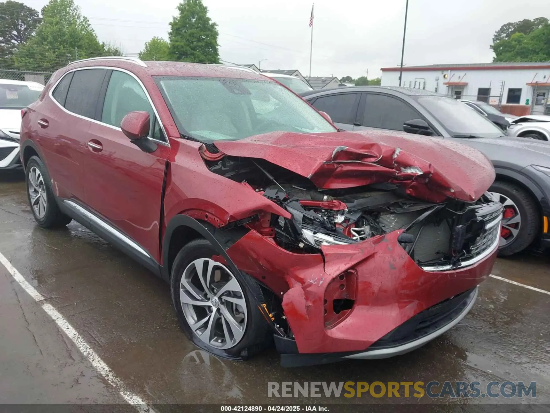 1 Фотография поврежденного автомобиля LRBFZNR40ND136355 BUICK ENVISION 2022