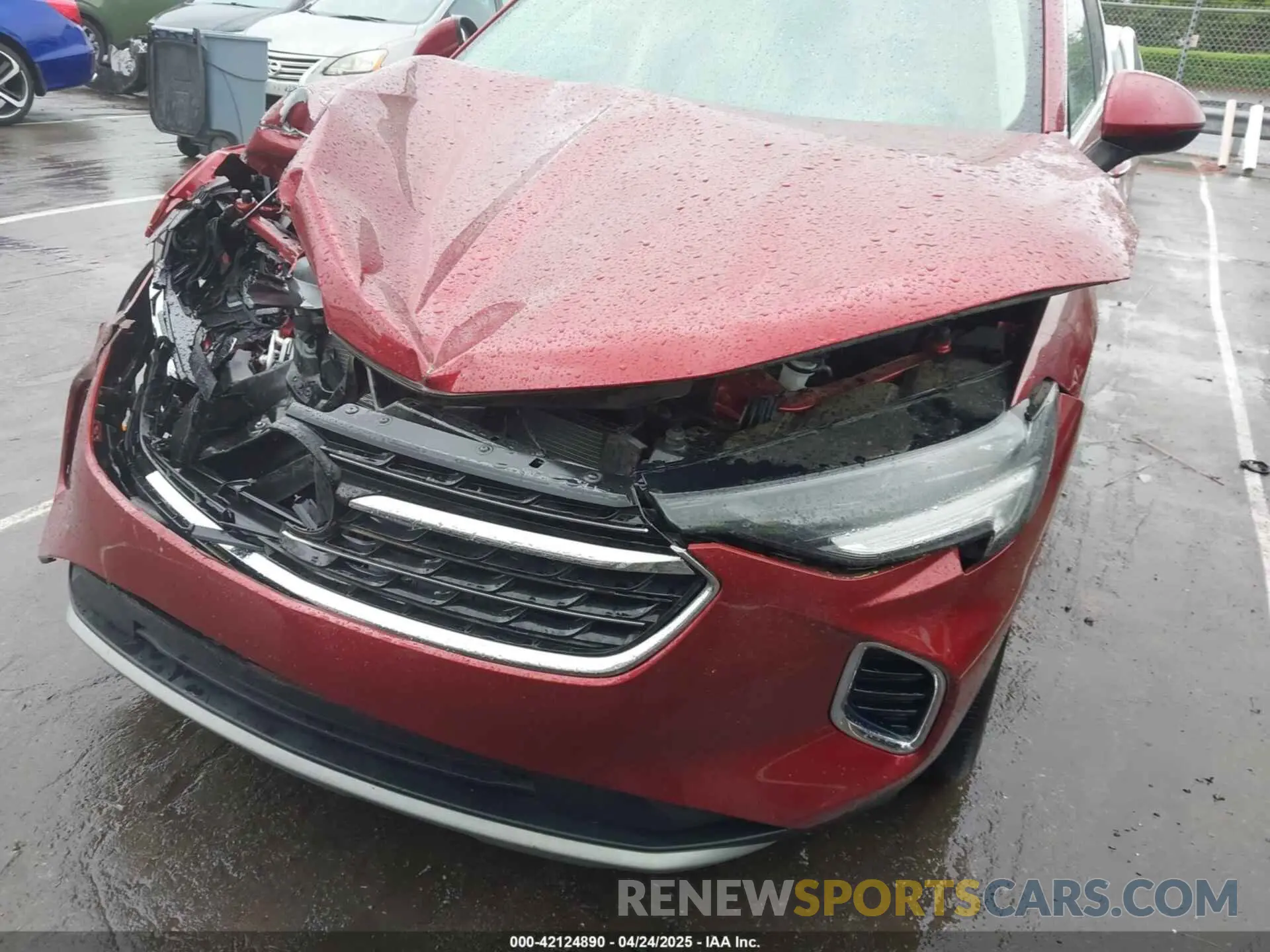 6 Фотография поврежденного автомобиля LRBFZNR40ND136355 BUICK ENVISION 2022