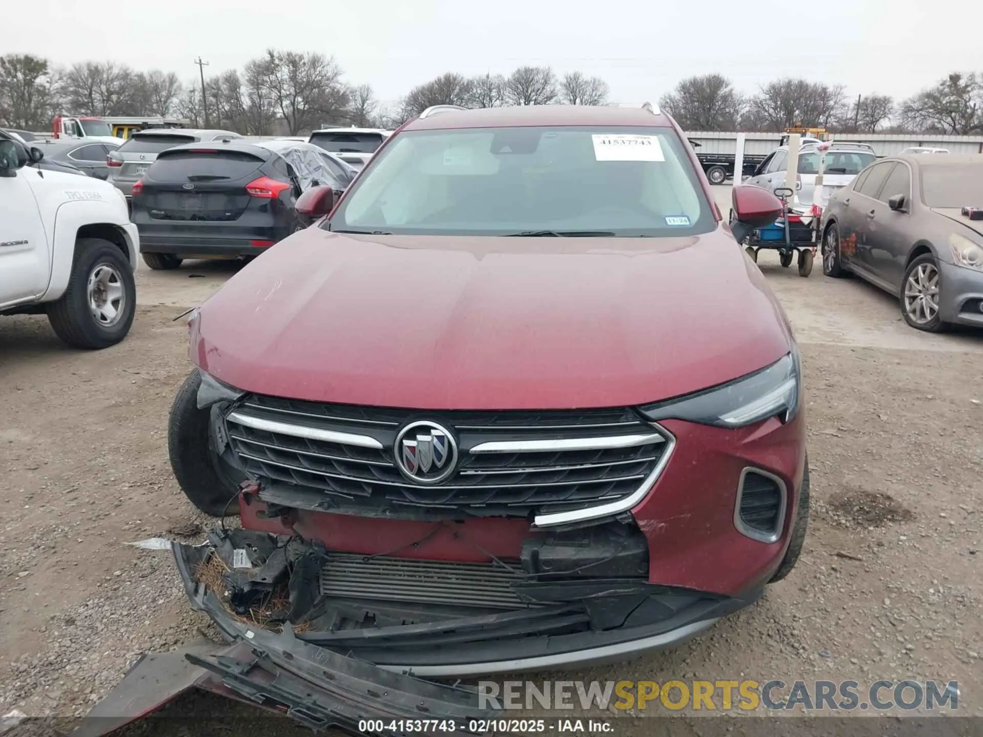12 Фотография поврежденного автомобиля LRBFZNR43ND136611 BUICK ENVISION 2022