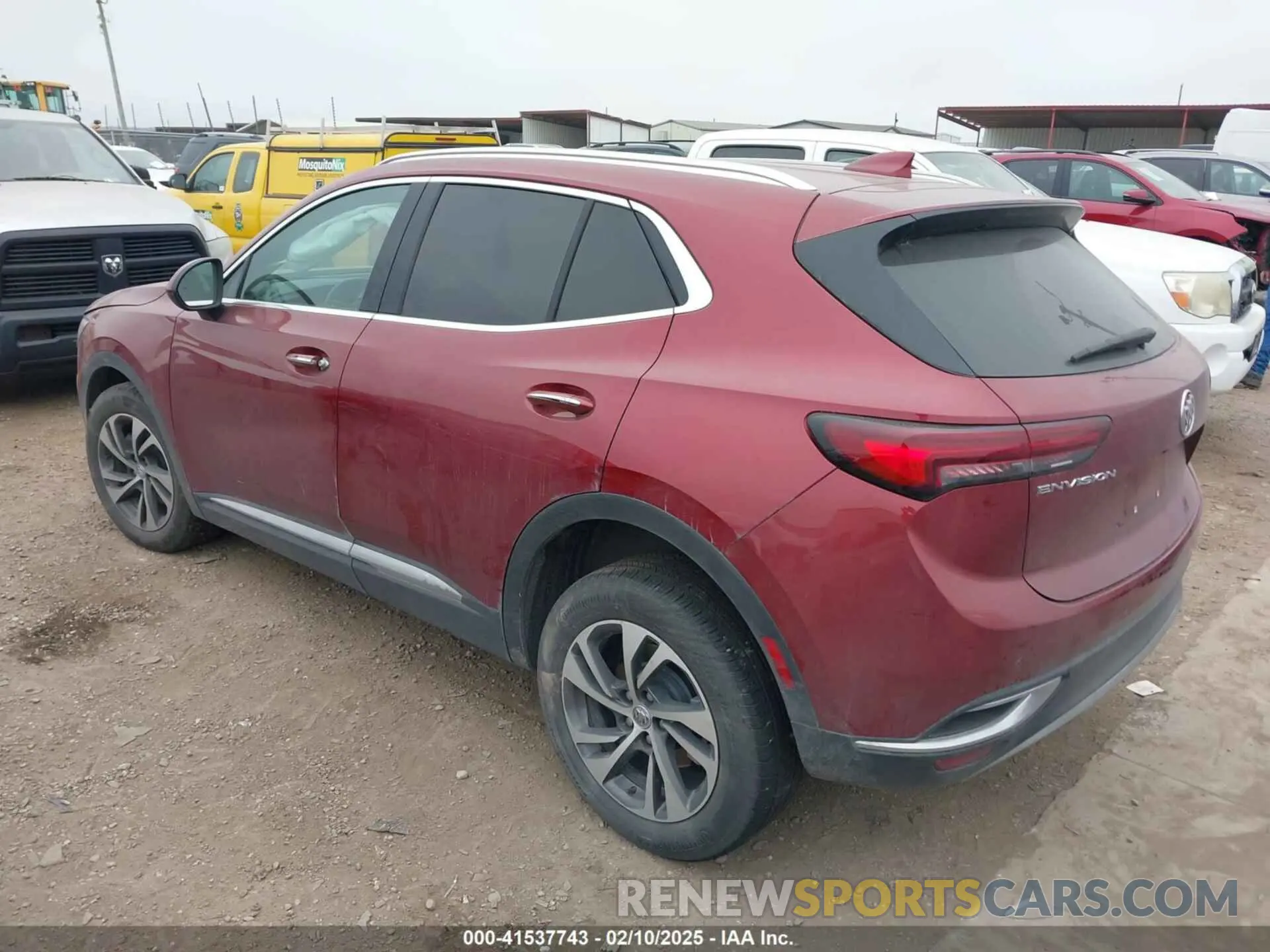 3 Фотография поврежденного автомобиля LRBFZNR43ND136611 BUICK ENVISION 2022
