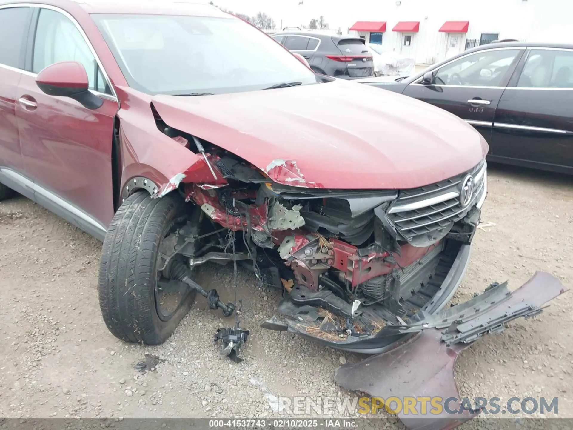 6 Фотография поврежденного автомобиля LRBFZNR43ND136611 BUICK ENVISION 2022