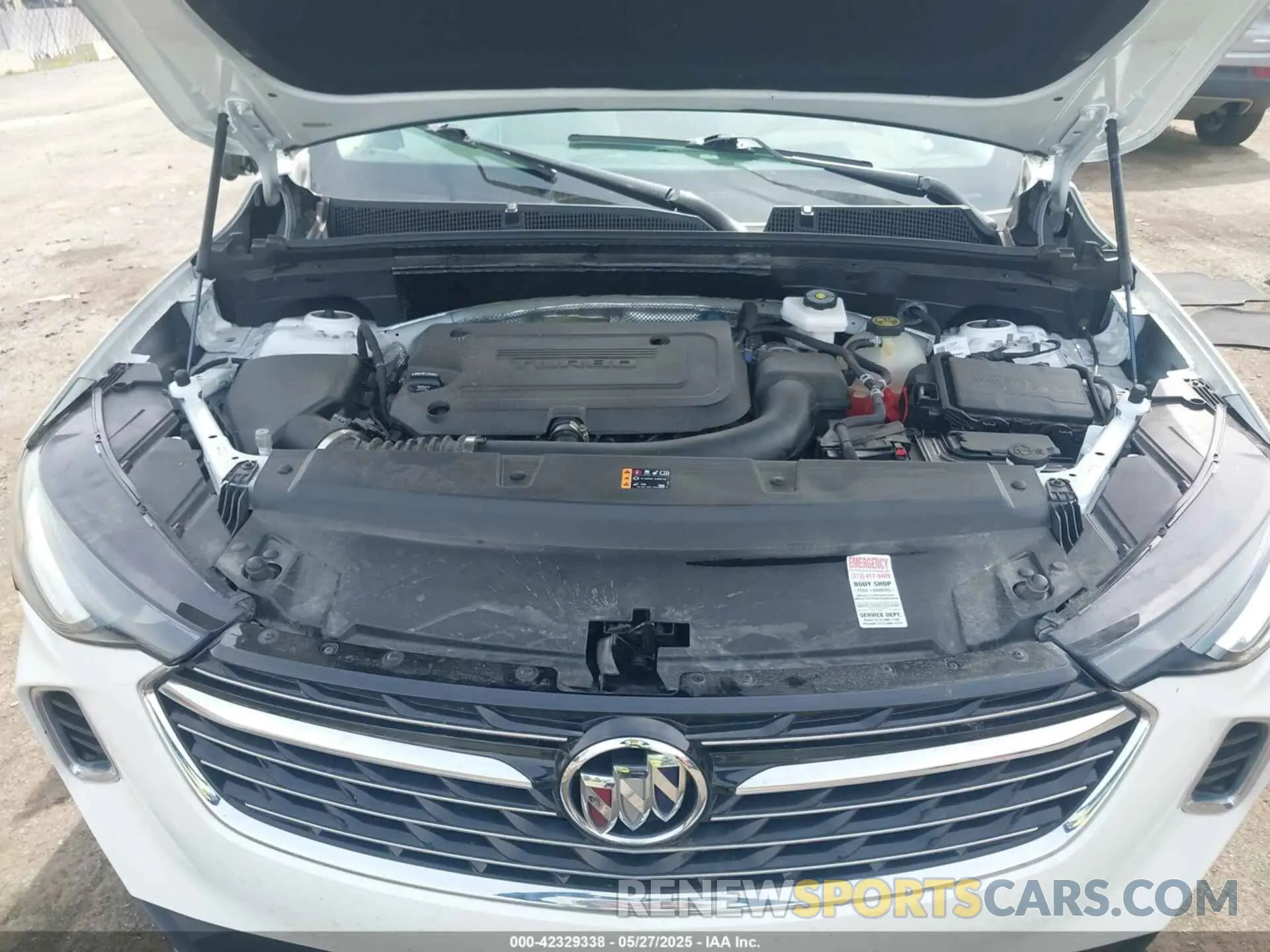 10 Фотография поврежденного автомобиля LRBFZNR47ND162869 BUICK ENVISION 2022