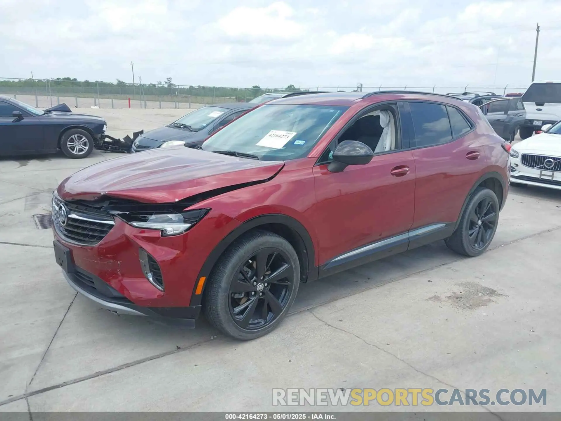 2 Photograph of a damaged car LRBFZNR48ND021633 BUICK ENVISION 2022