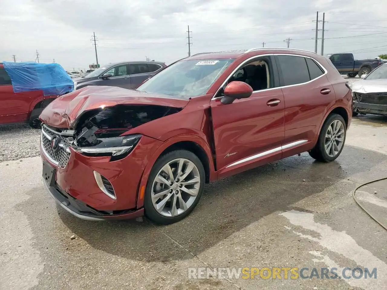 1 Фотография поврежденного автомобиля LRBFZRR44ND020969 BUICK ENVISION 2022