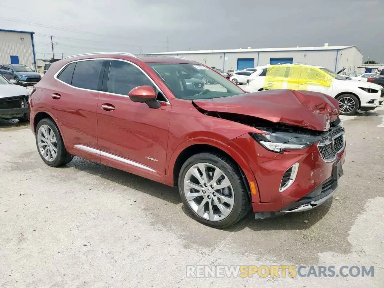 4 Фотография поврежденного автомобиля LRBFZRR44ND020969 BUICK ENVISION 2022