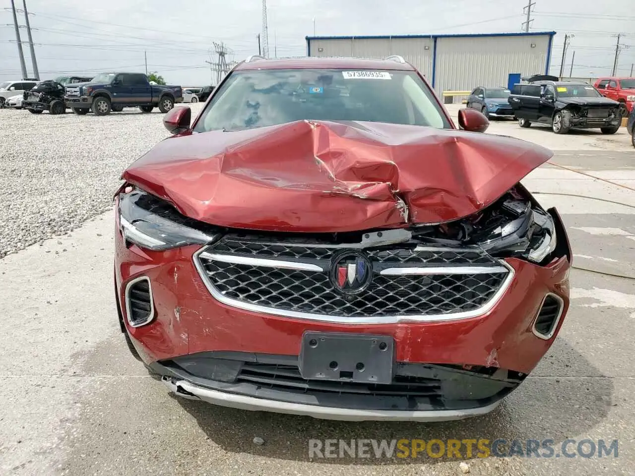 5 Фотография поврежденного автомобиля LRBFZRR44ND020969 BUICK ENVISION 2022