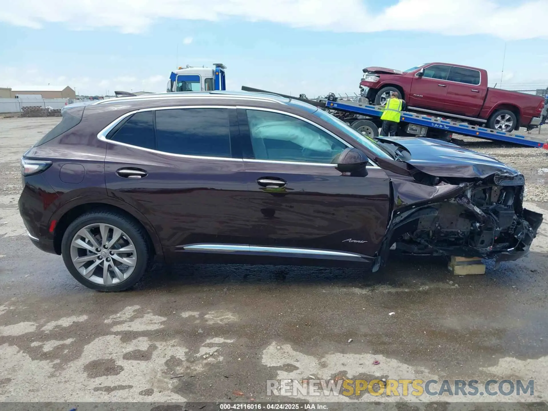 13 Фотография поврежденного автомобиля LRBFZRR47ND159039 BUICK ENVISION 2022