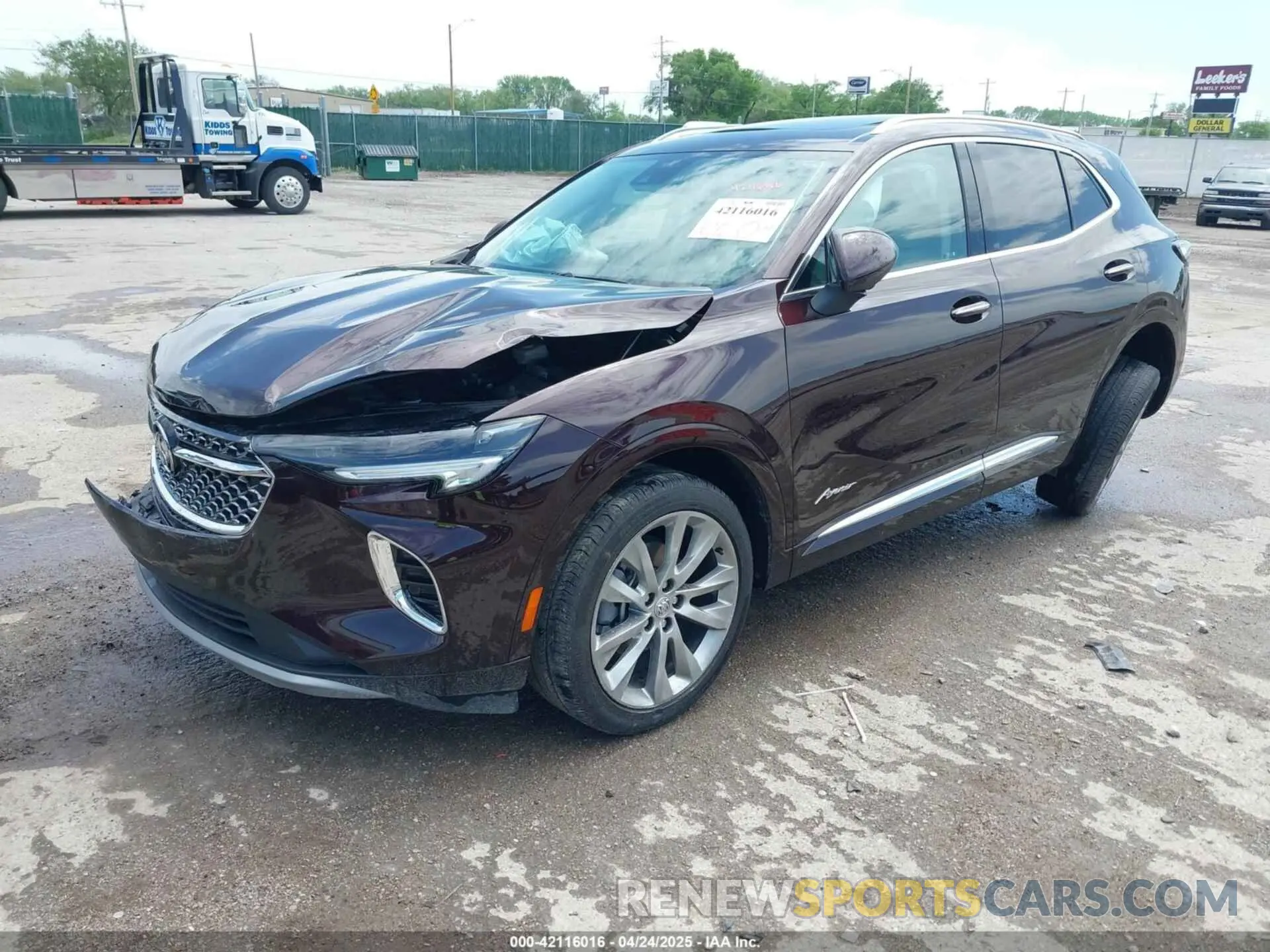 2 Фотография поврежденного автомобиля LRBFZRR47ND159039 BUICK ENVISION 2022