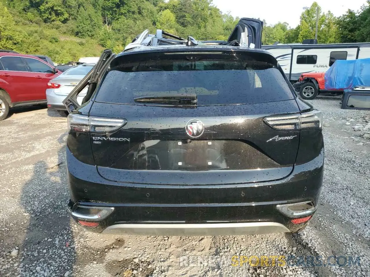 6 Фотография поврежденного автомобиля LRBFZSR44ND019490 BUICK ENVISION 2022