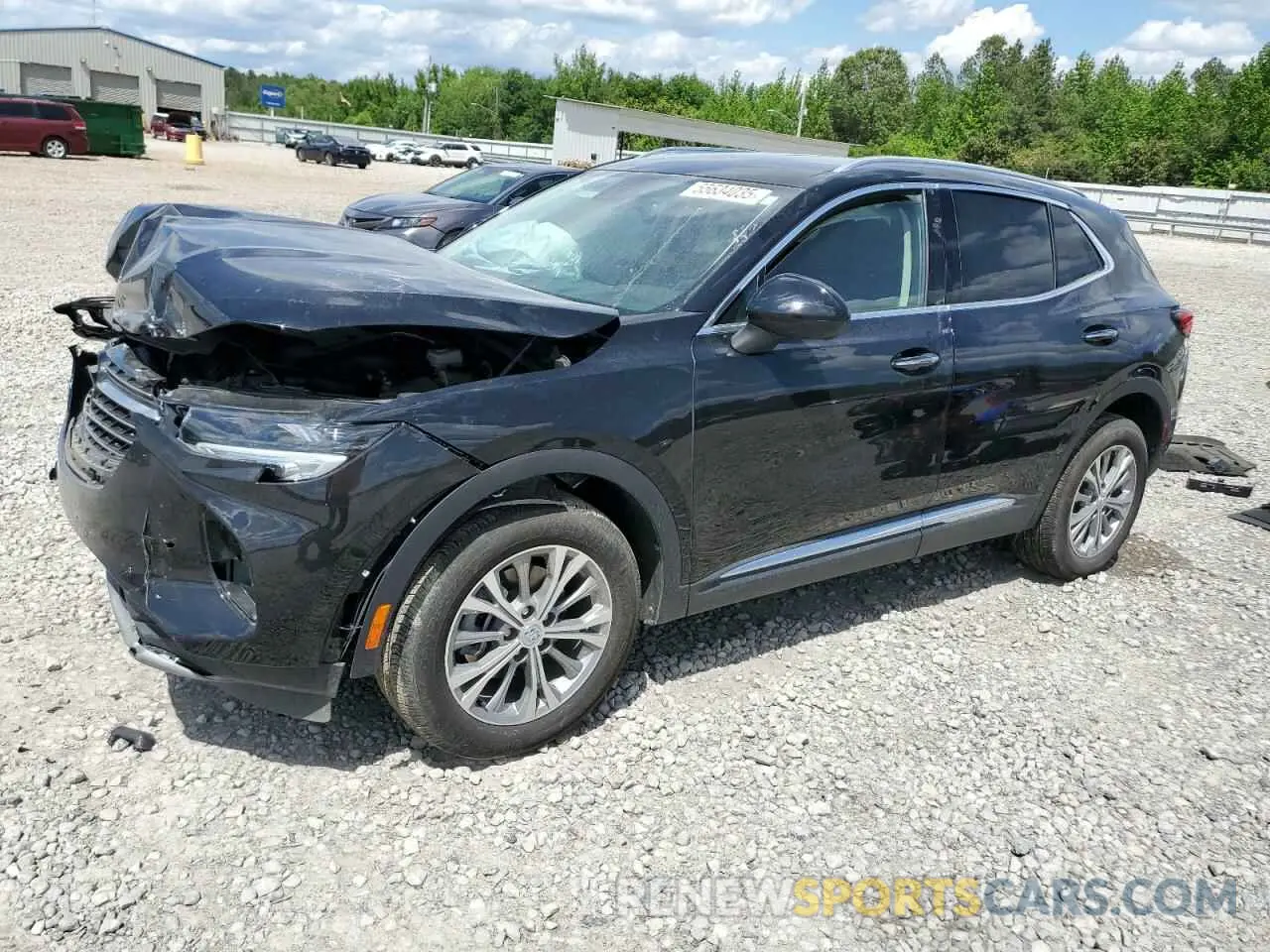 1 Фотография поврежденного автомобиля LRBAZLR46PD014097 BUICK ENVISION 2023