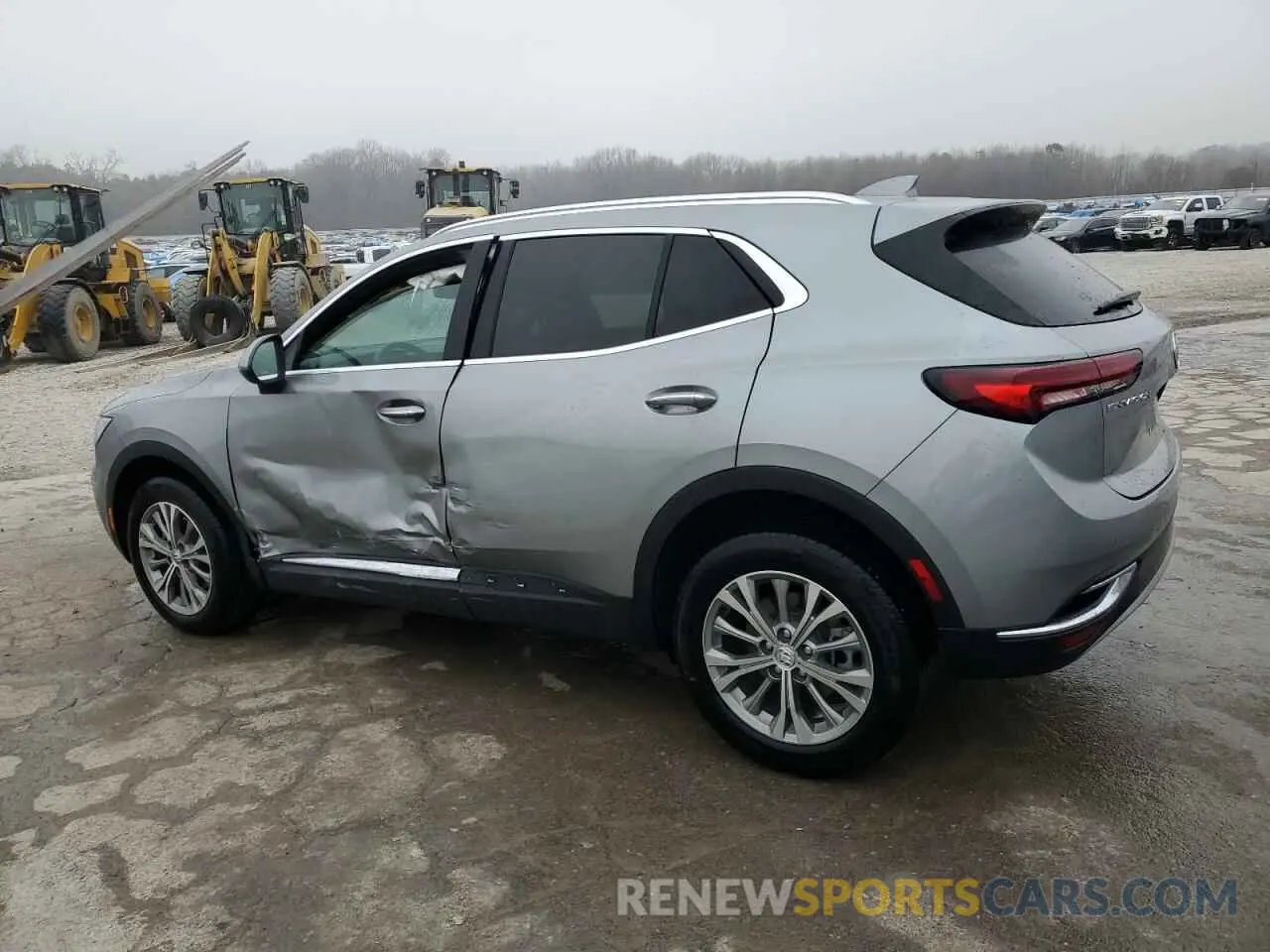 2 Фотография поврежденного автомобиля LRBAZLR46PD097434 BUICK ENVISION 2023