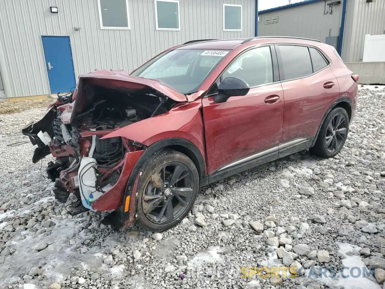 1 Photograph of a damaged car LRBFZMR40PD019890 BUICK ENVISION 2023