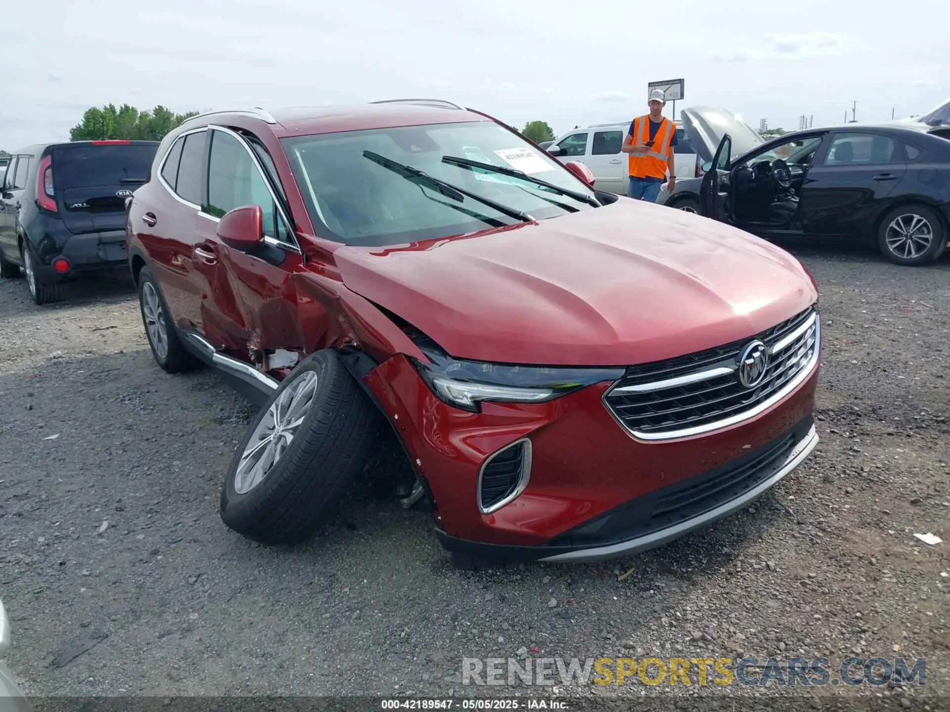 1 Photograph of a damaged car LRBFZMR41PD195637 BUICK ENVISION 2023
