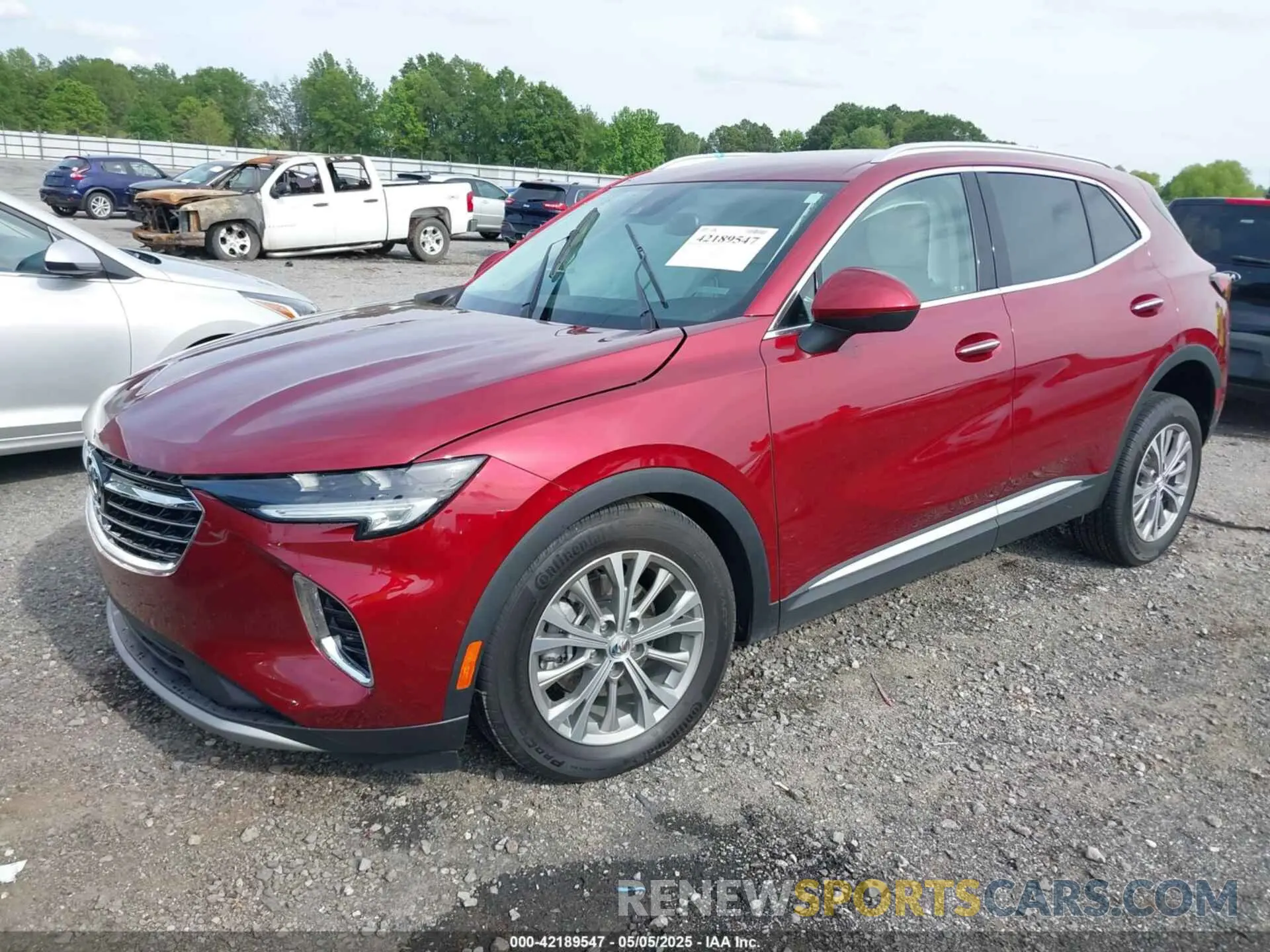 2 Photograph of a damaged car LRBFZMR41PD195637 BUICK ENVISION 2023