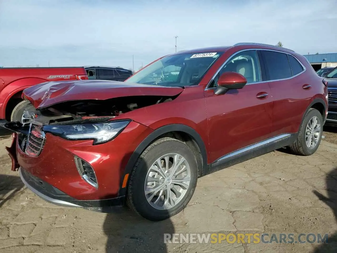 1 Фотография поврежденного автомобиля LRBFZMR43PD200207 BUICK ENVISION 2023
