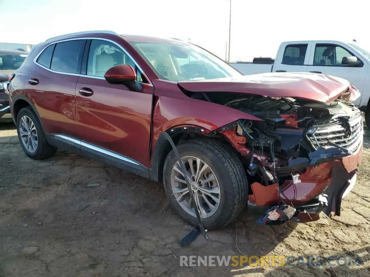 4 Фотография поврежденного автомобиля LRBFZMR43PD200207 BUICK ENVISION 2023