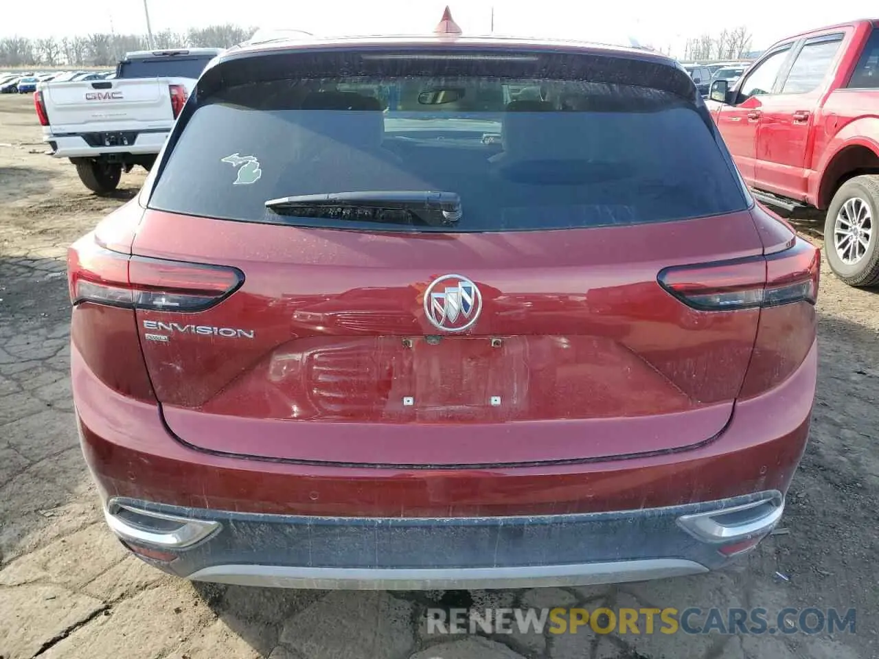 6 Фотография поврежденного автомобиля LRBFZMR43PD200207 BUICK ENVISION 2023