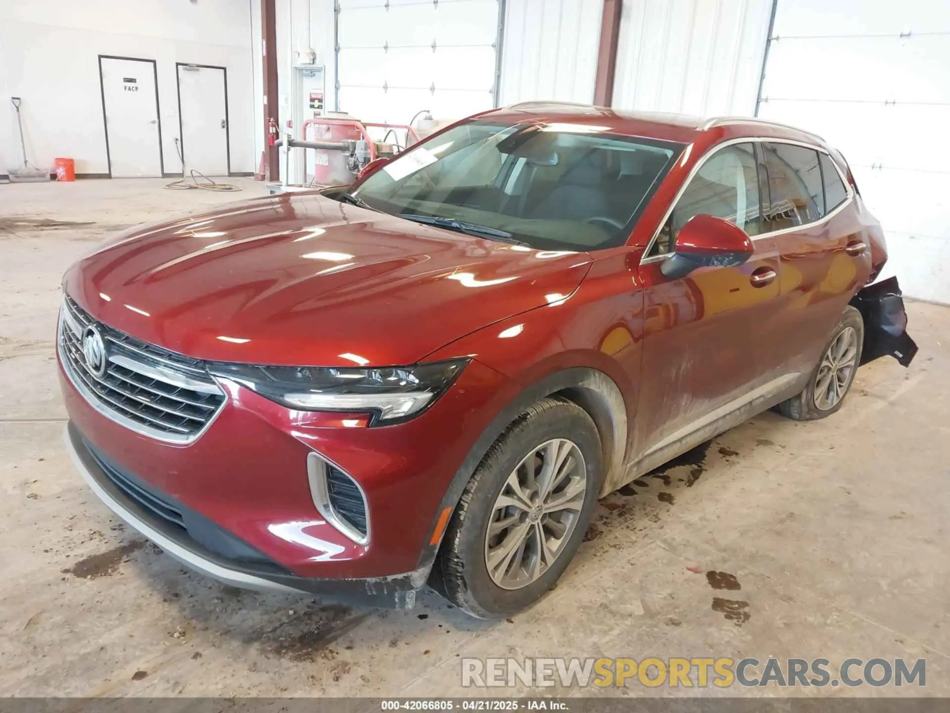 2 Фотография поврежденного автомобиля LRBFZMR44PD076674 BUICK ENVISION 2023