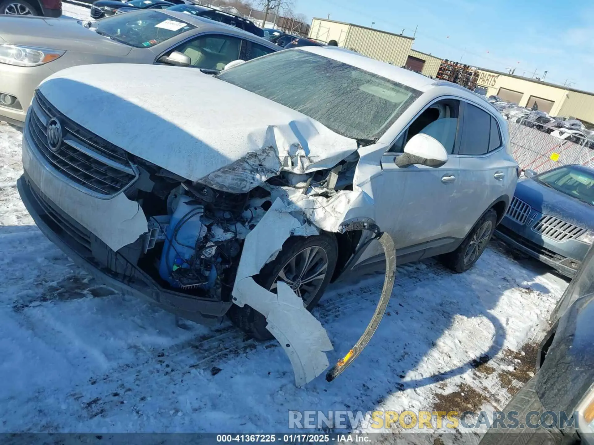 2 Фотография поврежденного автомобиля LRBFZMR45PD019996 BUICK ENVISION 2023