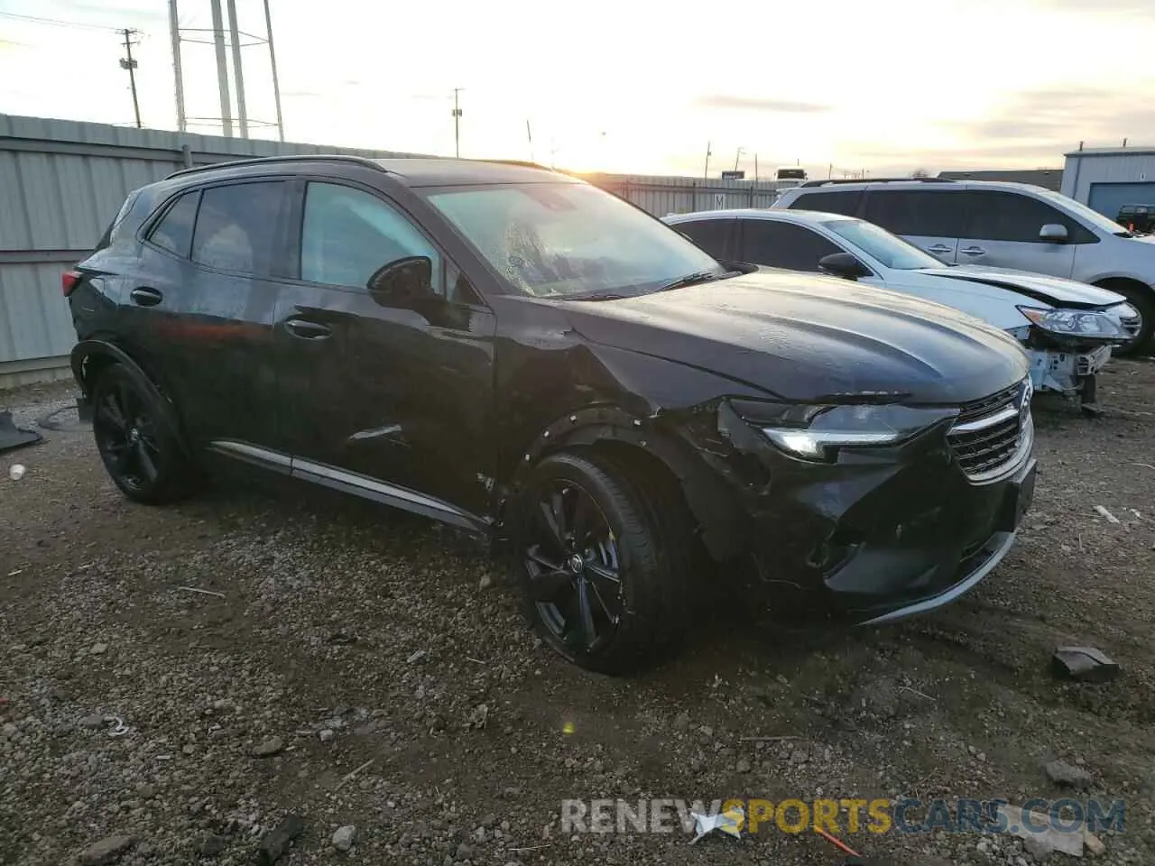 4 Фотография поврежденного автомобиля LRBFZMR47PD217169 BUICK ENVISION 2023