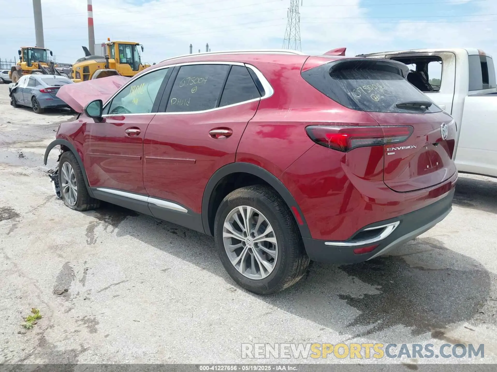 3 Фотография поврежденного автомобиля LRBFZMR49PD075004 BUICK ENVISION 2023