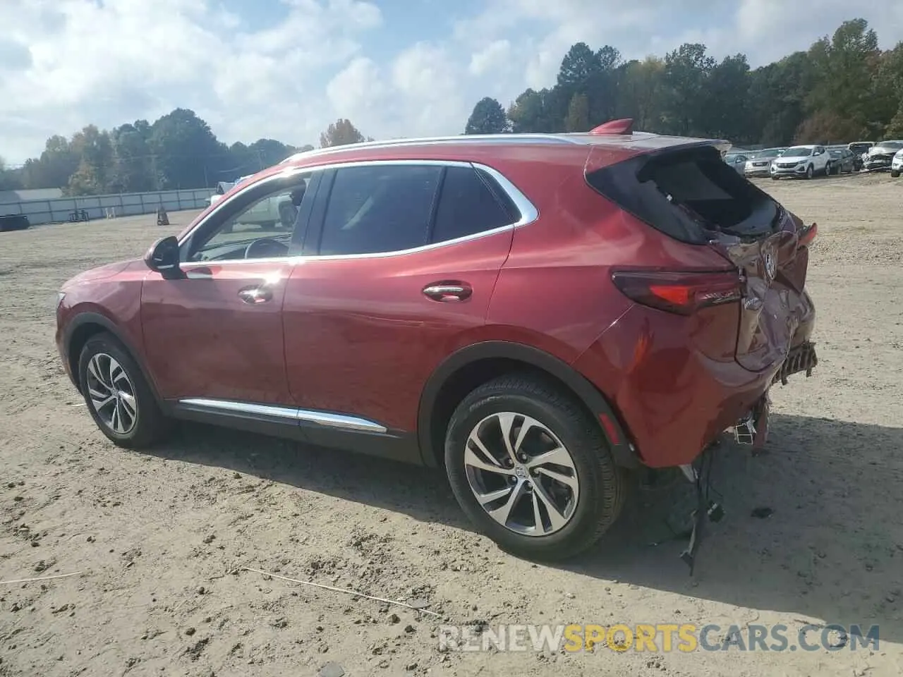 2 Фотография поврежденного автомобиля LRBFZNR40PD055942 BUICK ENVISION 2023