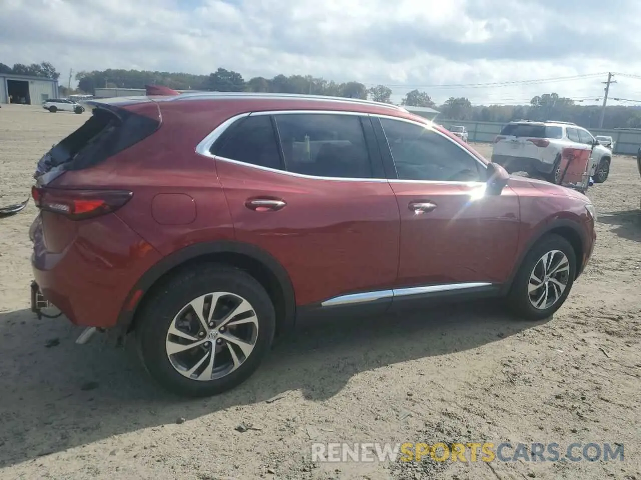 3 Фотография поврежденного автомобиля LRBFZNR40PD055942 BUICK ENVISION 2023