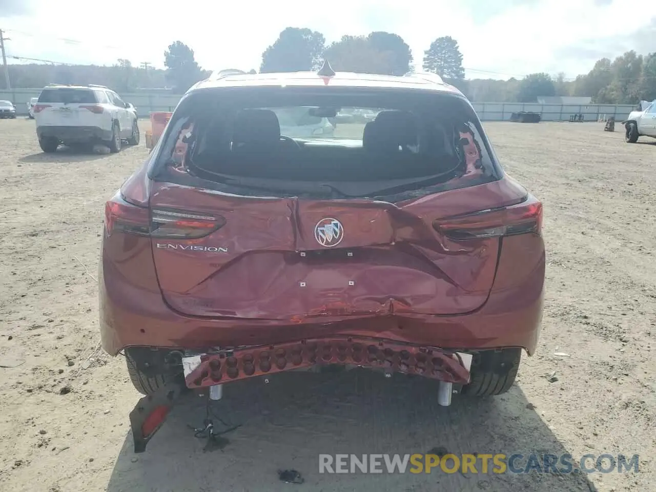 6 Фотография поврежденного автомобиля LRBFZNR40PD055942 BUICK ENVISION 2023