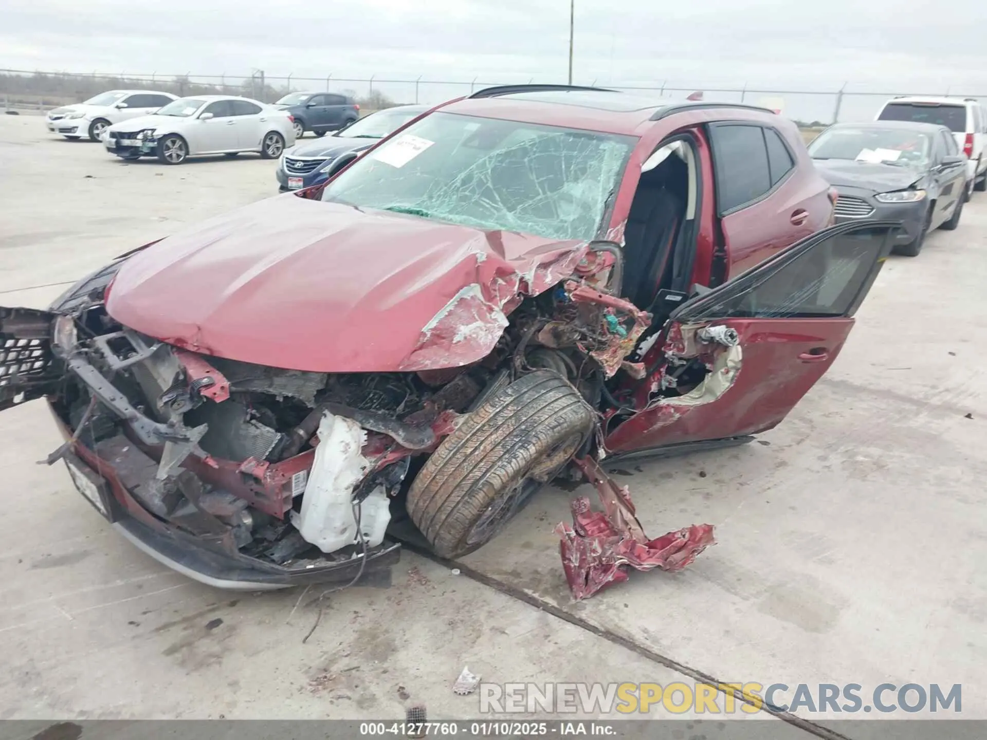 2 Photograph of a damaged car LRBFZNR40PD146158 BUICK ENVISION 2023