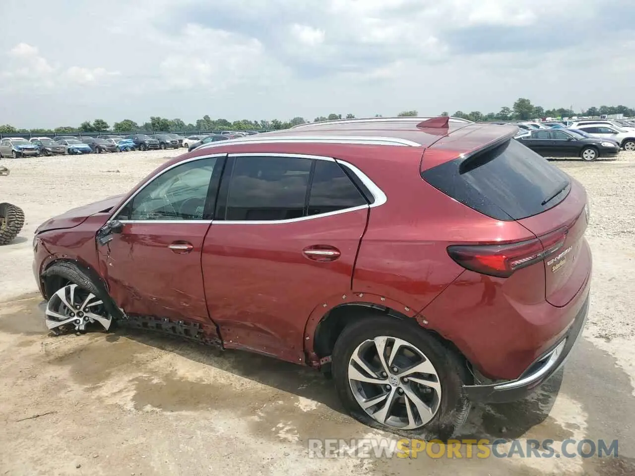 2 Фотография поврежденного автомобиля LRBFZNR43PD025964 BUICK ENVISION 2023