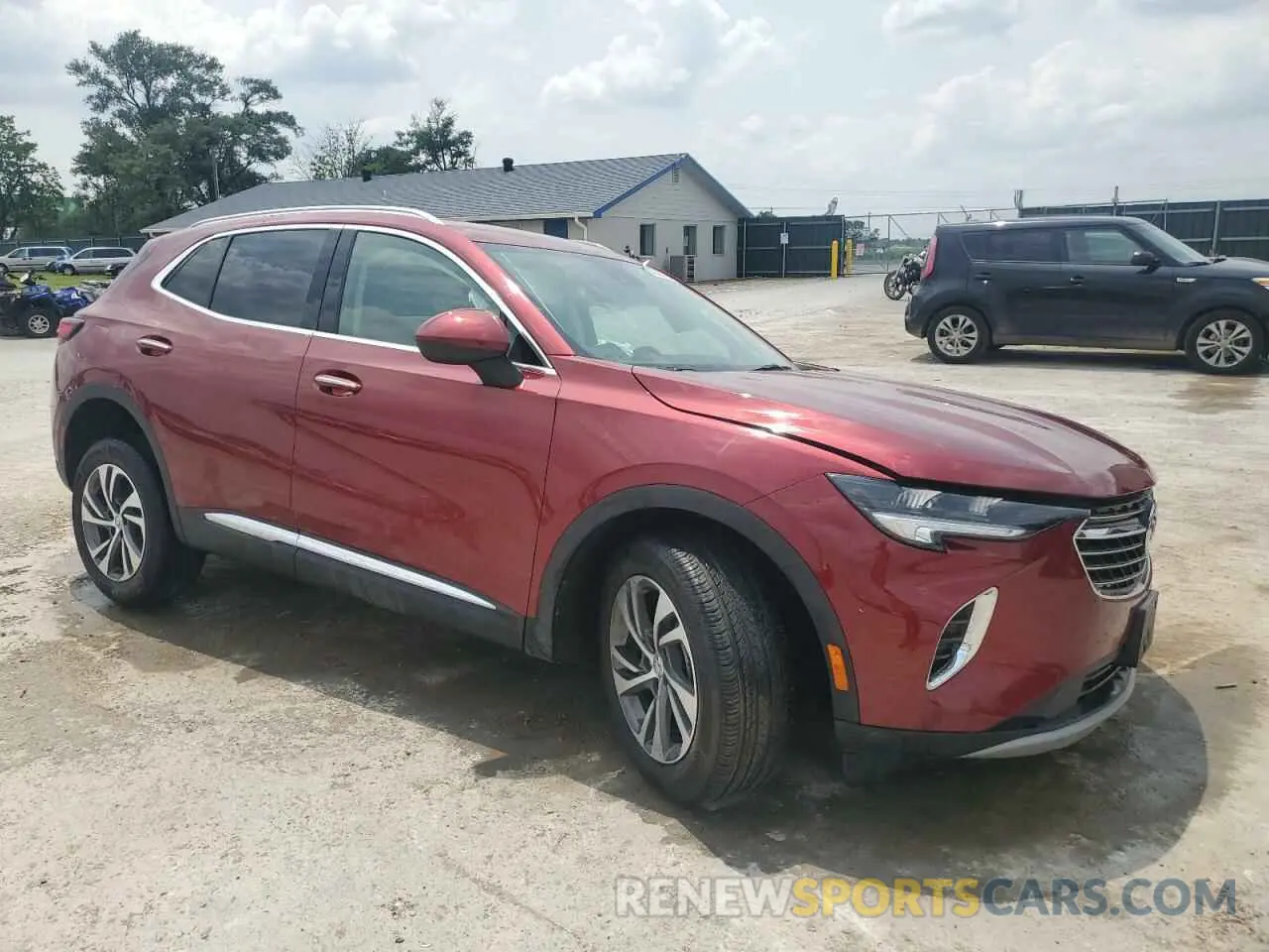 4 Фотография поврежденного автомобиля LRBFZNR43PD025964 BUICK ENVISION 2023