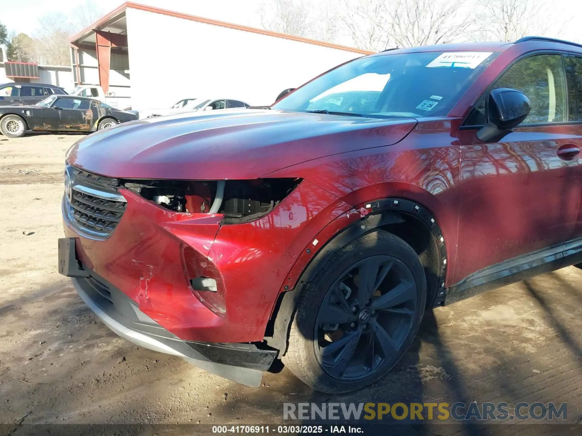 6 Фотография поврежденного автомобиля LRBFZNR44PD057533 BUICK ENVISION 2023