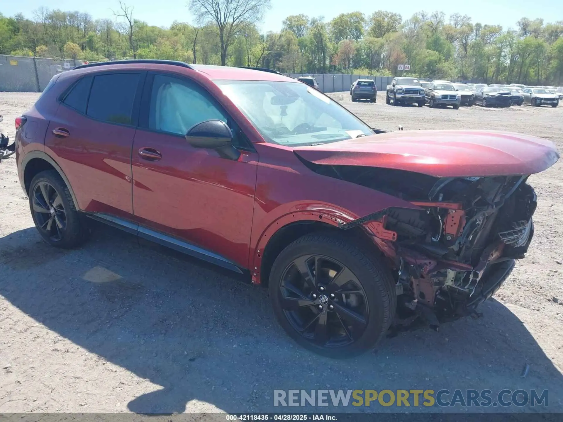 1 Photograph of a damaged car LRBFZNR45PD020538 BUICK ENVISION 2023
