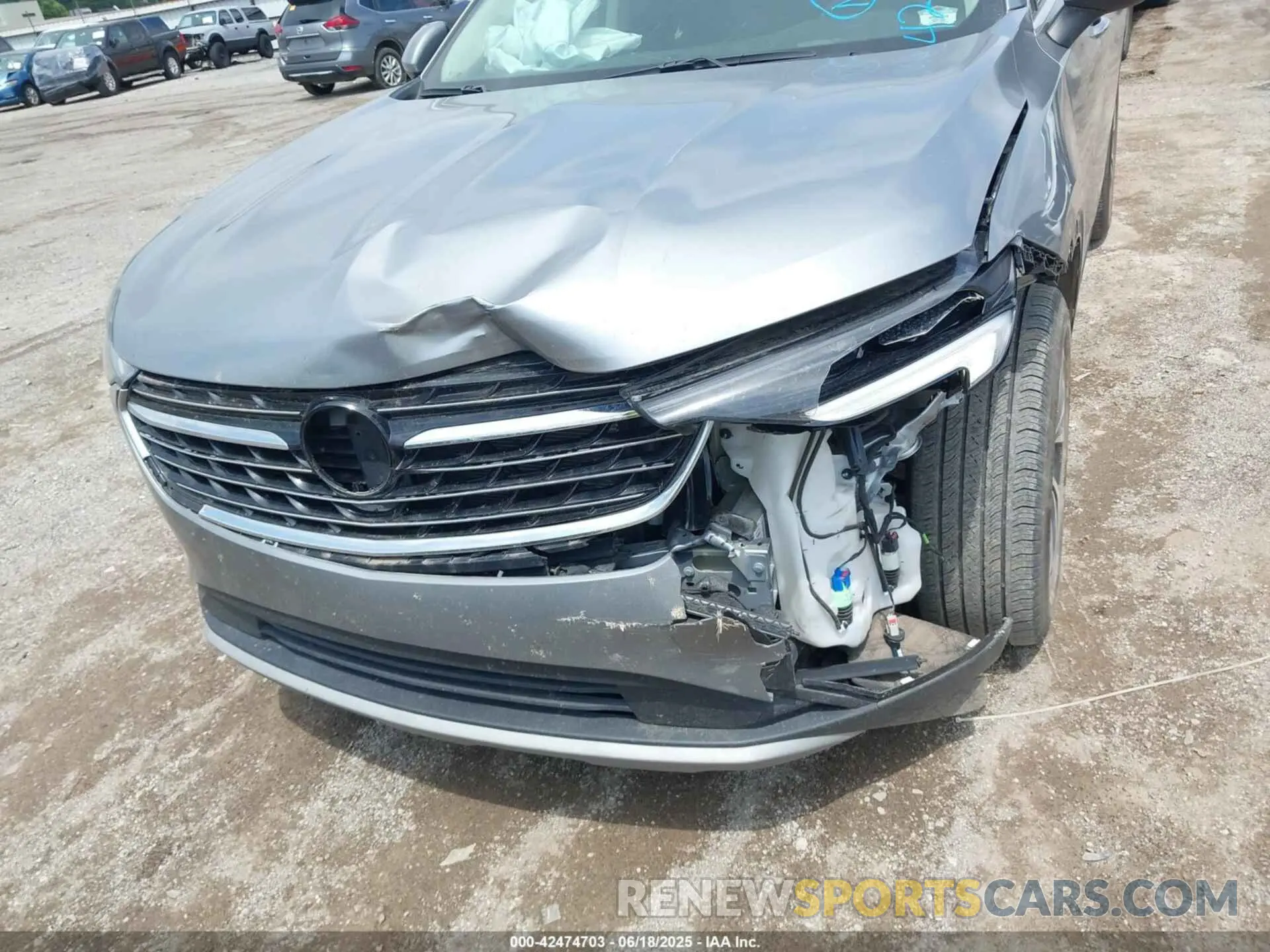 6 Фотография поврежденного автомобиля LRBFZNR45PD035802 BUICK ENVISION 2023