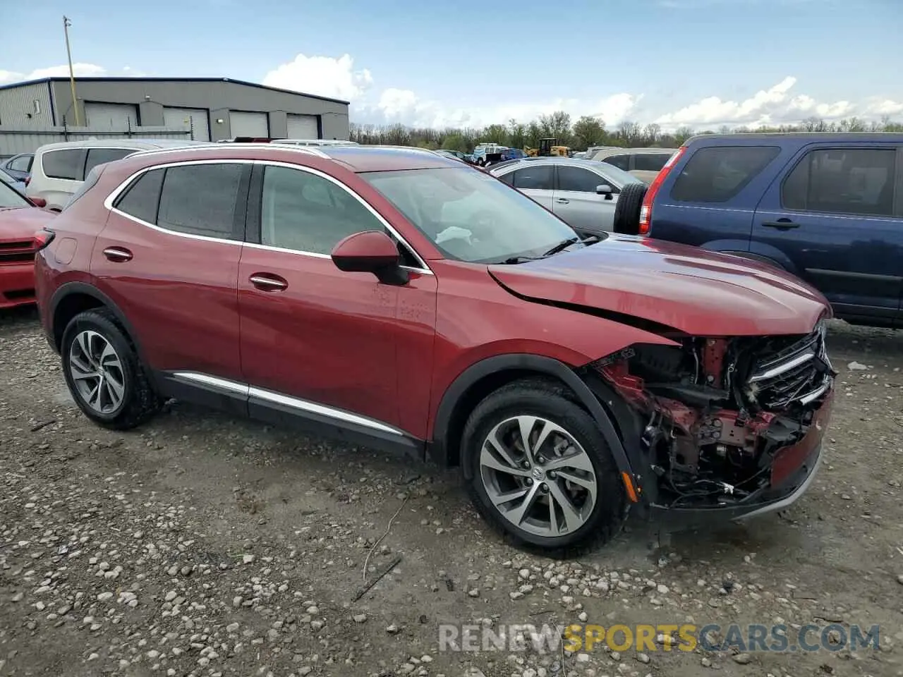 4 Photograph of a damaged car LRBFZNR47PD023991 BUICK ENVISION 2023