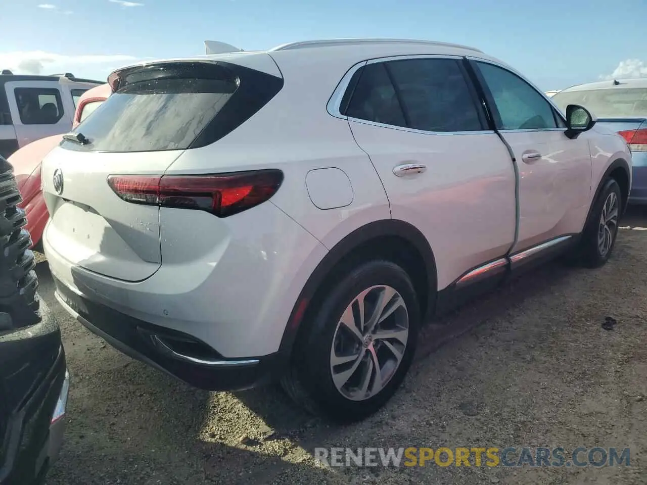 3 Фотография поврежденного автомобиля LRBFZNR49PD149995 BUICK ENVISION 2023