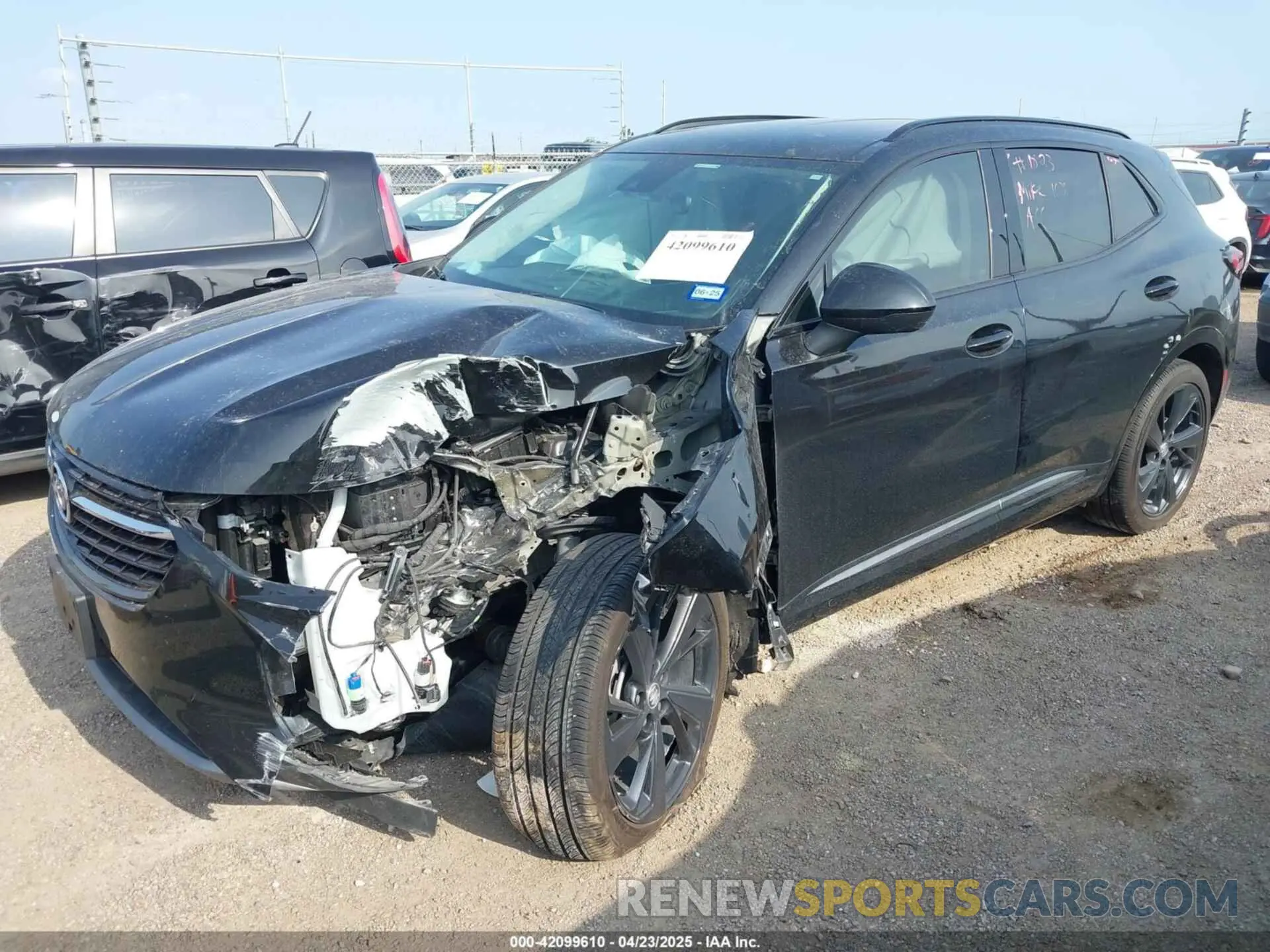 2 Фотография поврежденного автомобиля LRBFZNR4XPD019918 BUICK ENVISION 2023