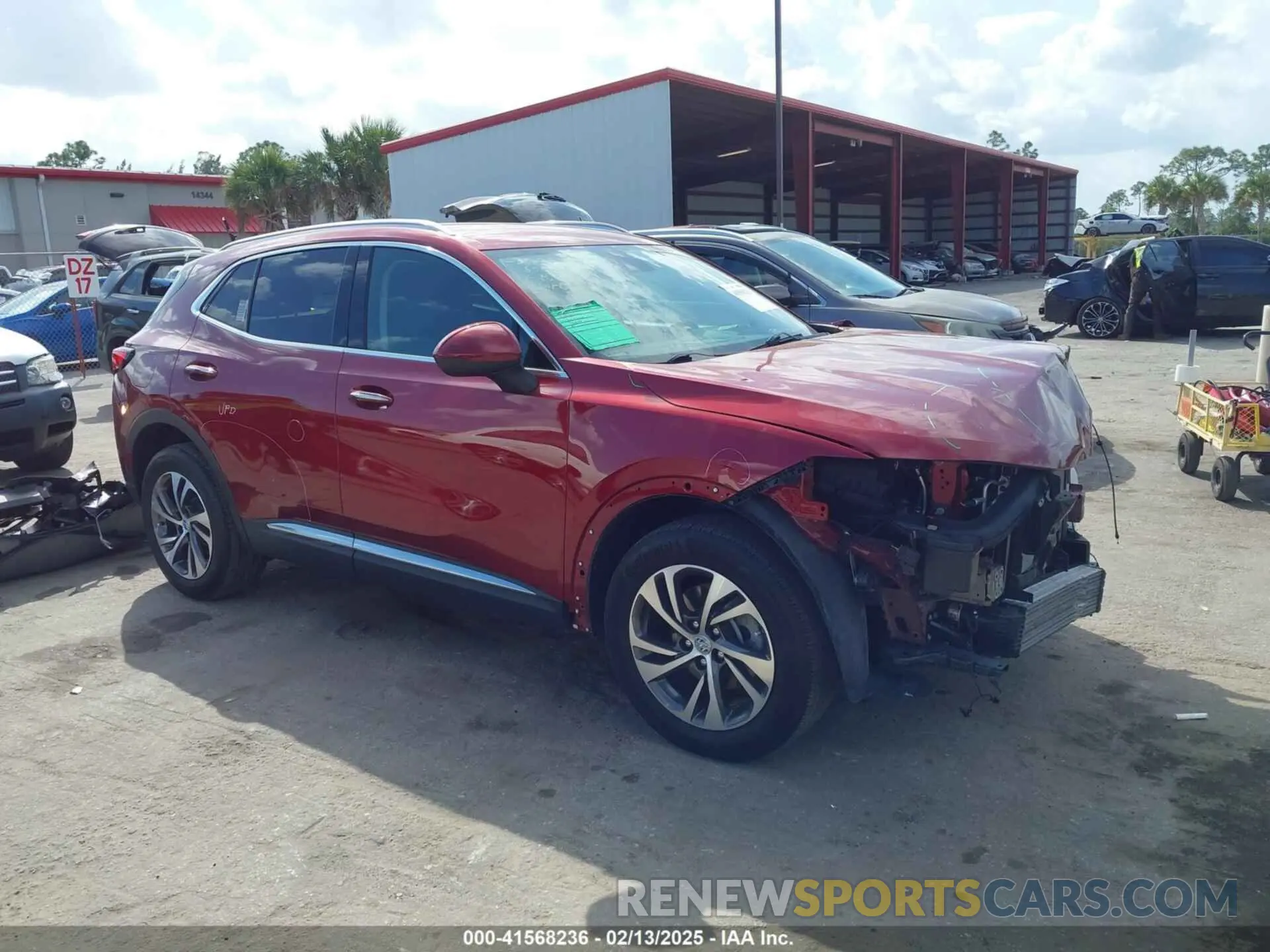 1 Photograph of a damaged car LRBFZNR4XPD026870 BUICK ENVISION 2023
