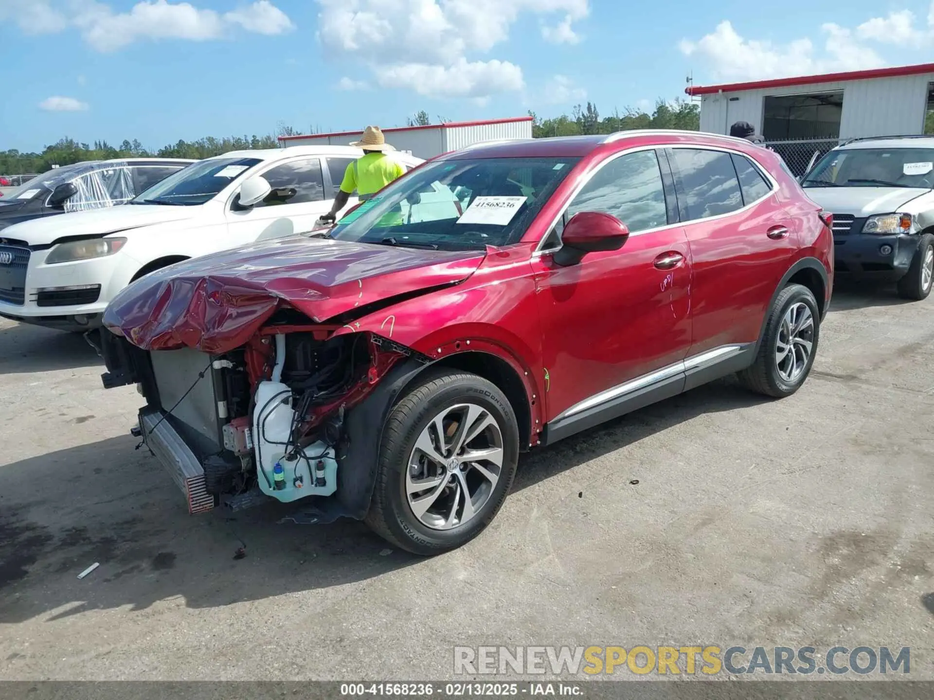 2 Photograph of a damaged car LRBFZNR4XPD026870 BUICK ENVISION 2023