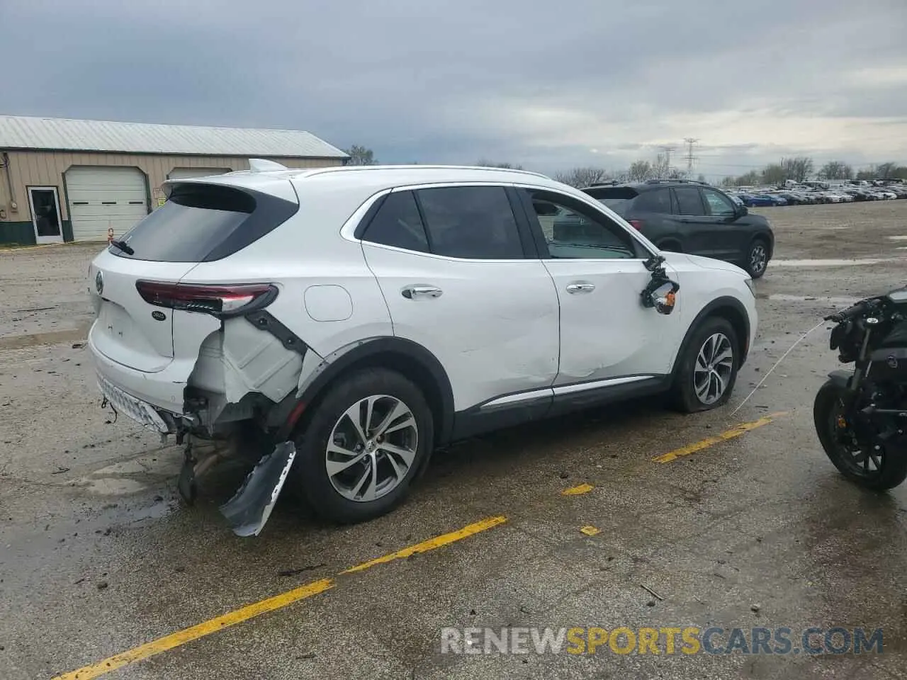 3 Фотография поврежденного автомобиля LRBFZNR4XPD098507 BUICK ENVISION 2023