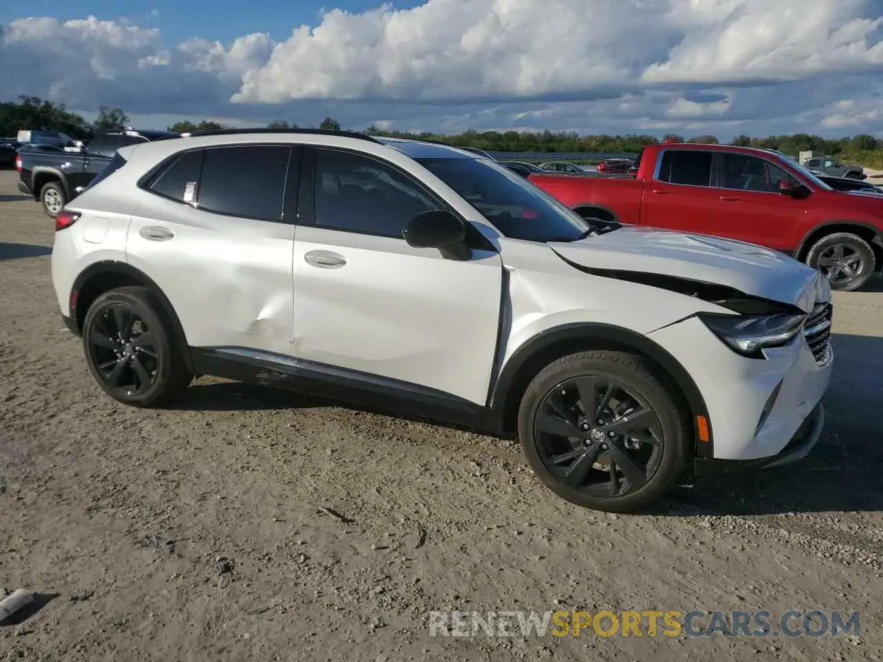 4 Фотография поврежденного автомобиля LRBFZPR40PD175462 BUICK ENVISION 2023