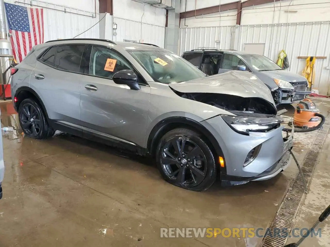 4 Фотография поврежденного автомобиля LRBFZPR44PD162827 BUICK ENVISION 2023