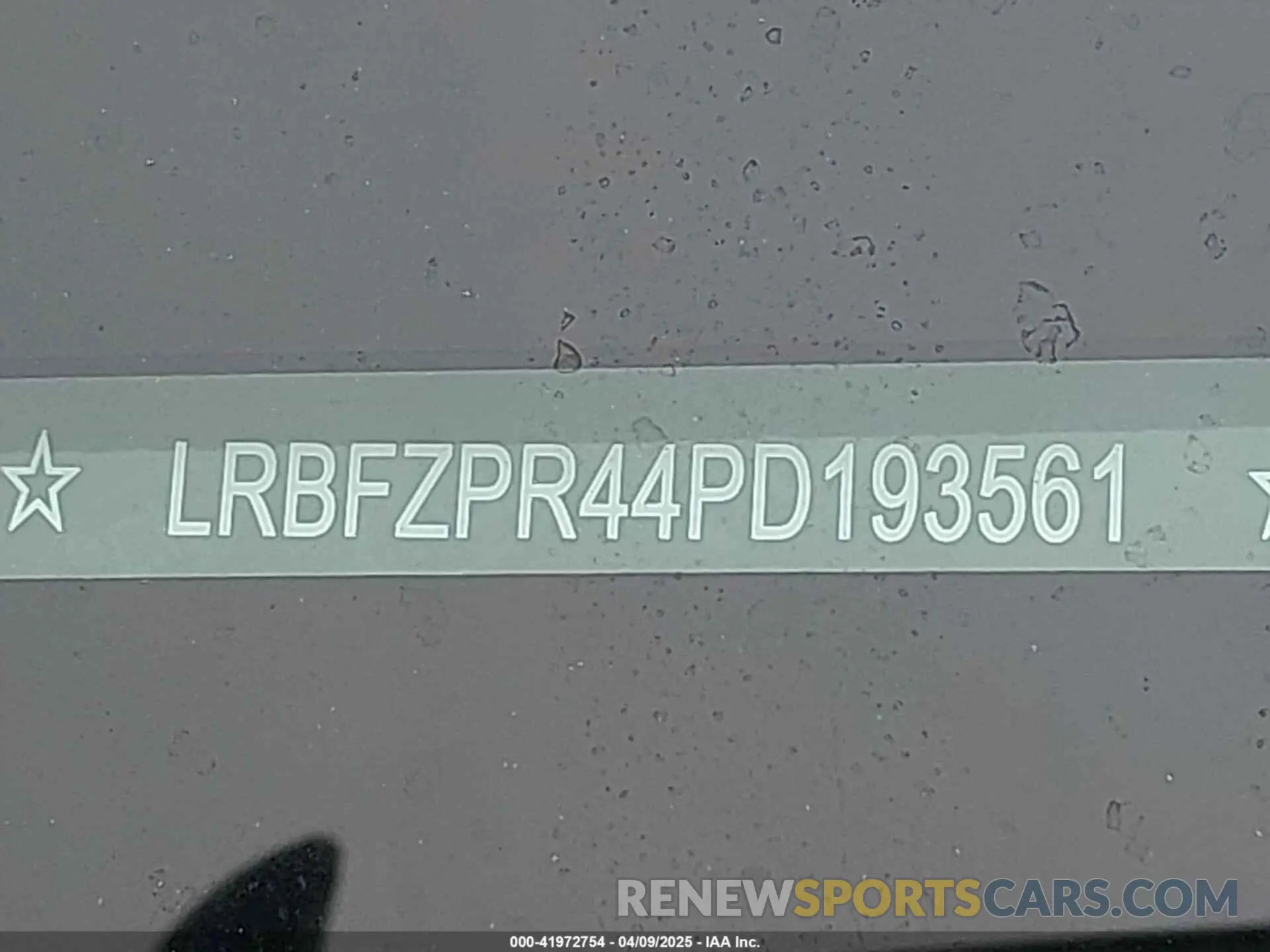 9 Photograph of a damaged car LRBFZPR44PD193561 BUICK ENVISION 2023