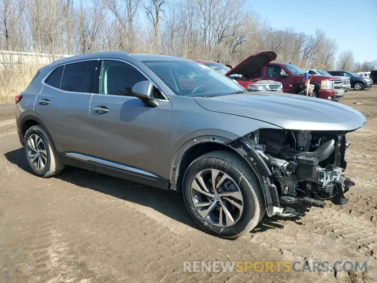 4 Фотография поврежденного автомобиля LRBFZPR46PD199118 BUICK ENVISION 2023